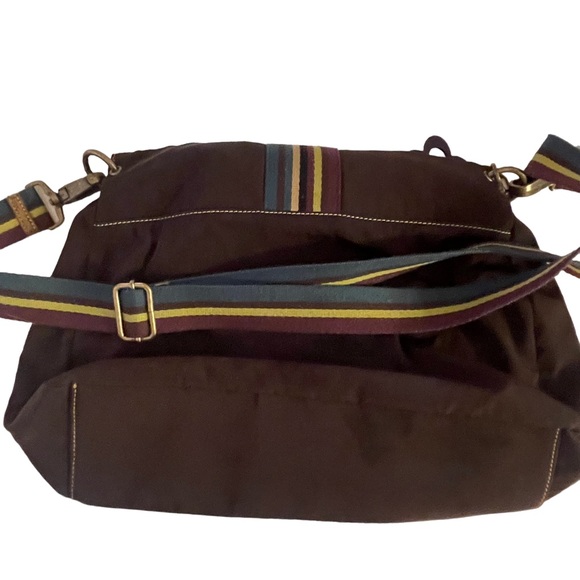 Franco Sarto Crossbody Brown Nylon Women's handbag 14 x 10 x 4 - Picture 4 of 9